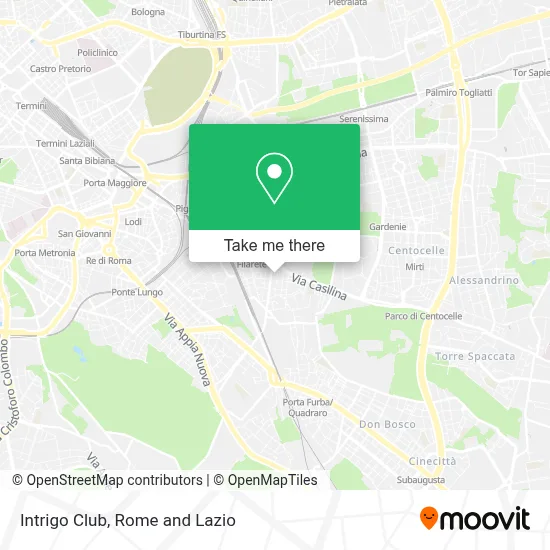 Intrigo Club map