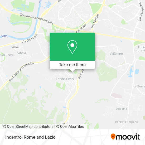 Incentro map