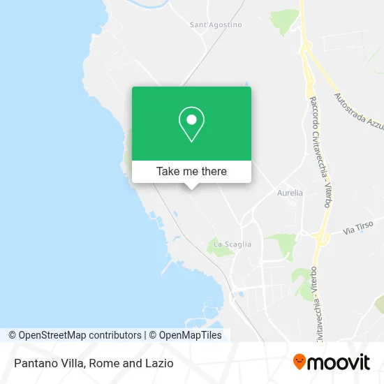 Pantano Villa map