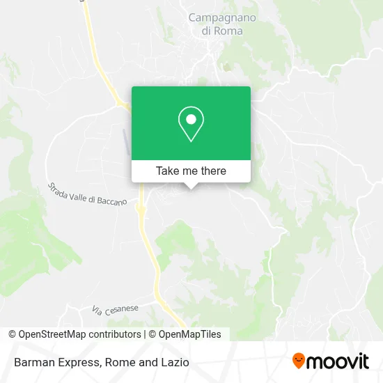 Barman Express map