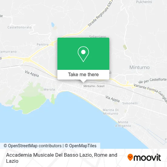 Accademia Musicale Del Basso Lazio map