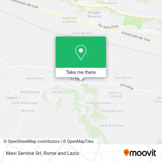 Mavi Service Srl map