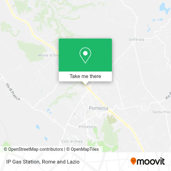 IP Gas Station map