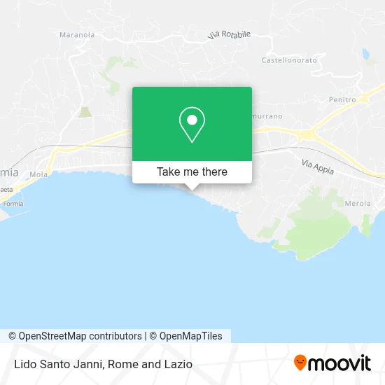 Lido Santo Janni map