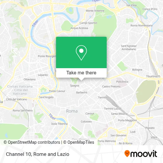 Channel 10 map