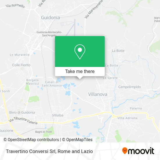 Travertino Conversi Srl map