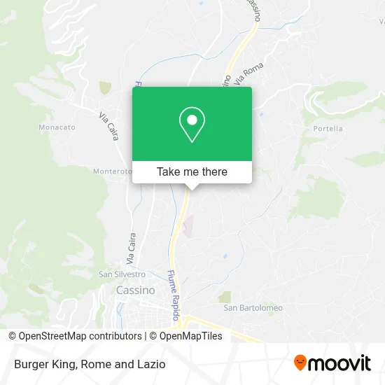 Burger King map