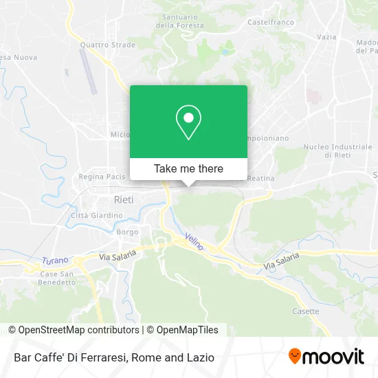 Bar Caffe' Di Ferraresi map