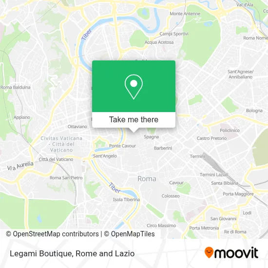 Legami Boutique map