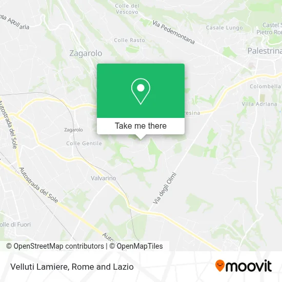 Velluti Lamiere map