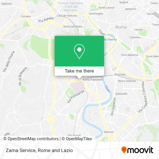 Zama Service map