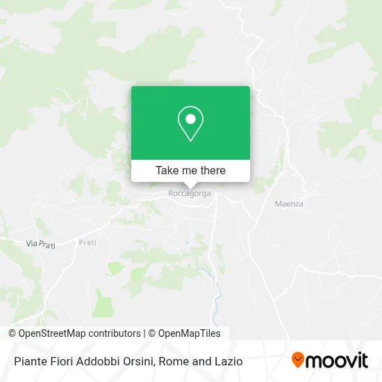 Piante Fiori Addobbi Orsini map