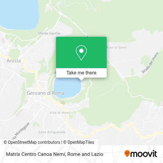 Matrix Centro Canoa Nemi map