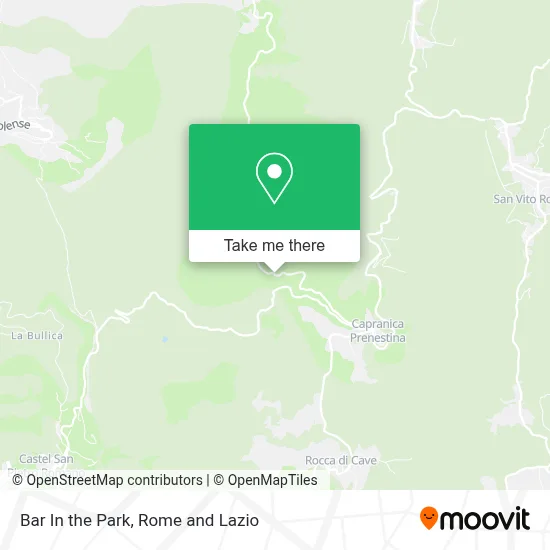 Bar In the Park map