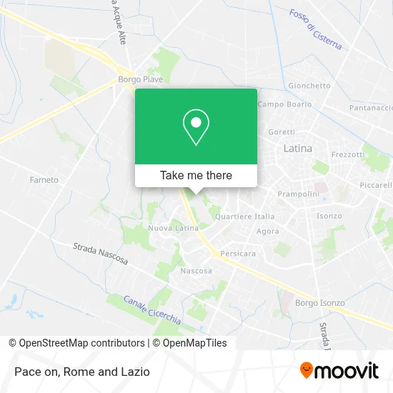 Pace on map