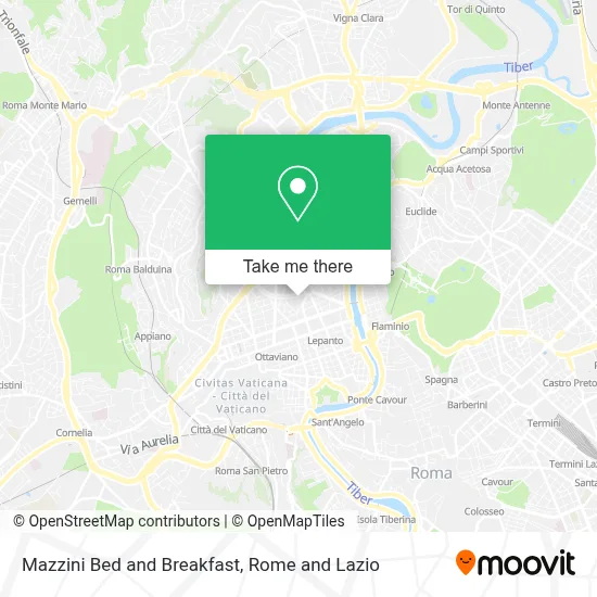 Mazzini Bed and Breakfast map