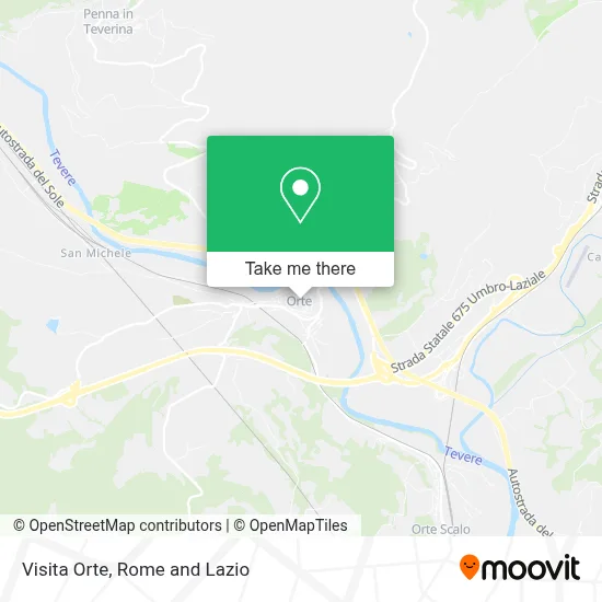 Visita Orte map