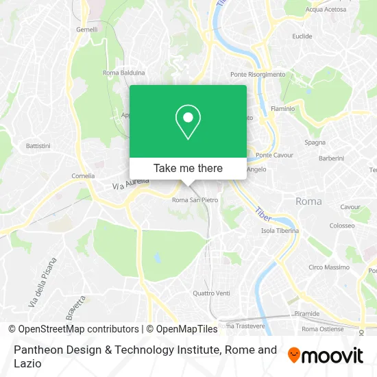 Pantheon Design & Technology Institute map