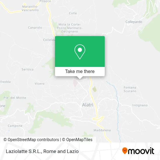 Laziolatte S.R.L. map
