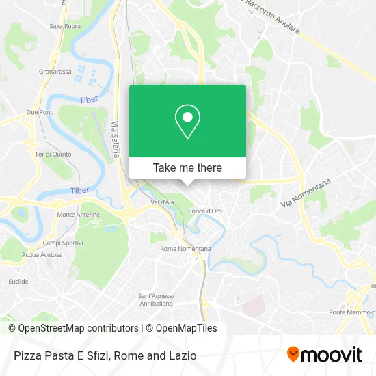 Pizza Pasta E Sfizi map