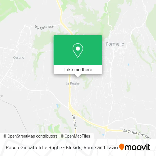 Rocco Giocattoli Le Rughe - Blukids map