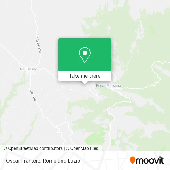 Oscar Frantoio map