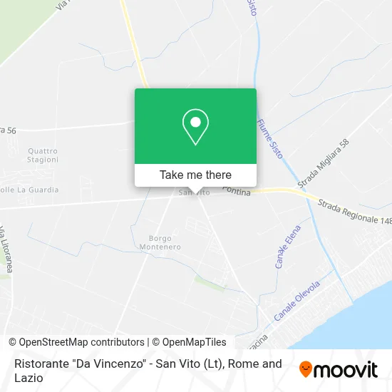 Ristorante "Da Vincenzo" - San Vito (Lt) map