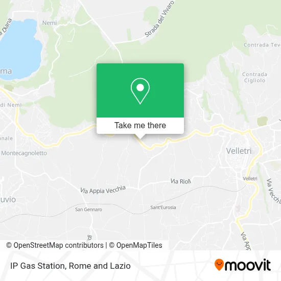 IP Gas Station map