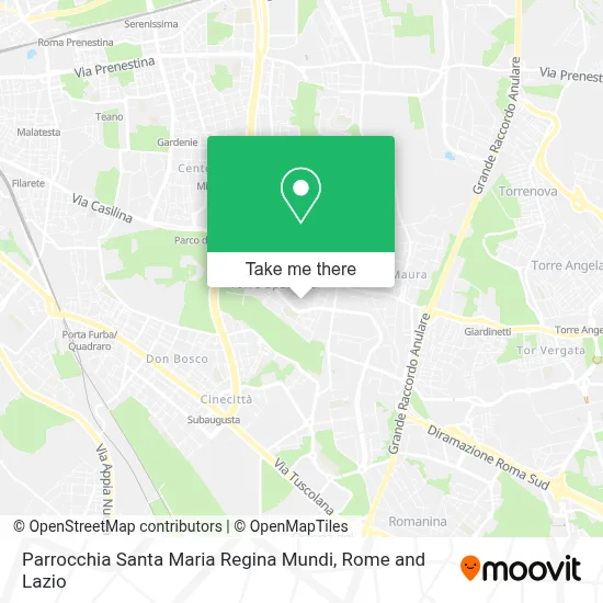 Parrocchia Santa Maria Regina Mundi map