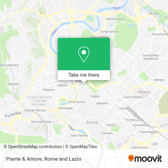 Piante & Amore map