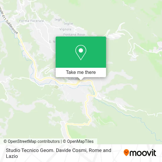 Studio Tecnico Geom. Davide Cosmi map