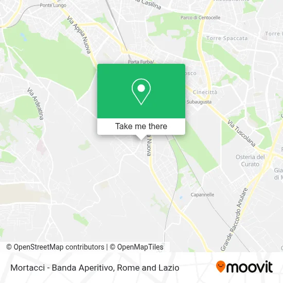 Mortacci - Banda Aperitivo map