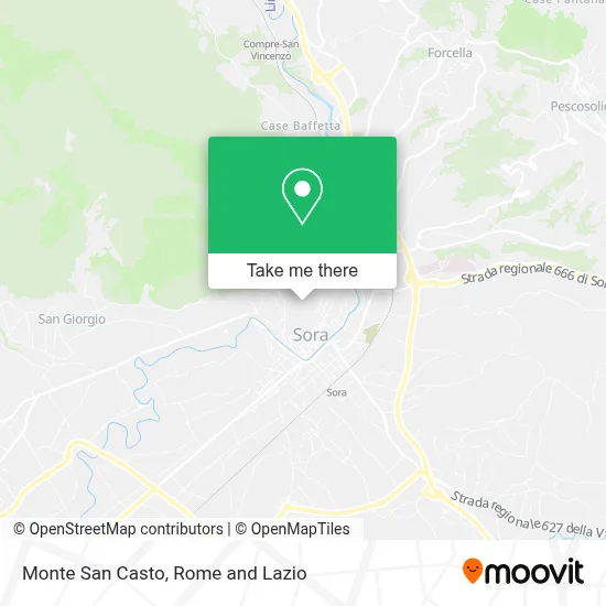 Monte San Casto map