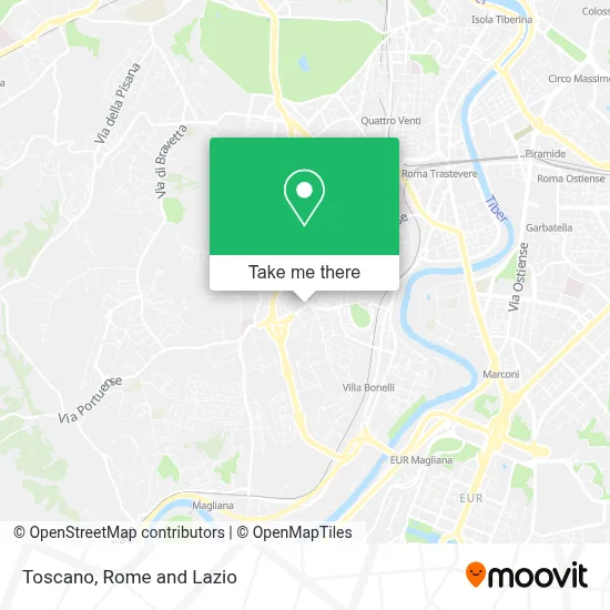 Toscano map