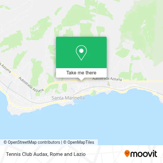 Tennis Club Audax map