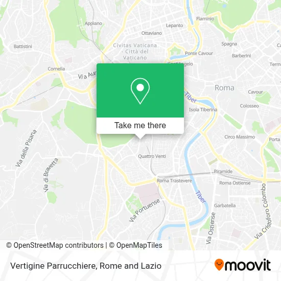 Vertigine Parrucchiere map