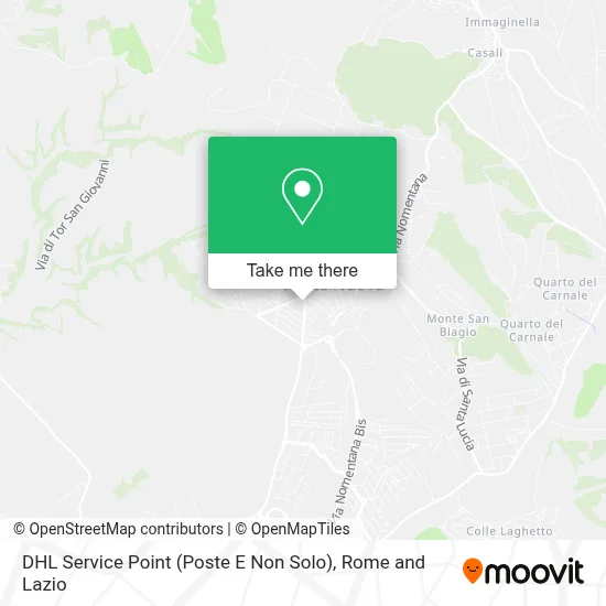 DHL Service Point (Poste E Non Solo) map