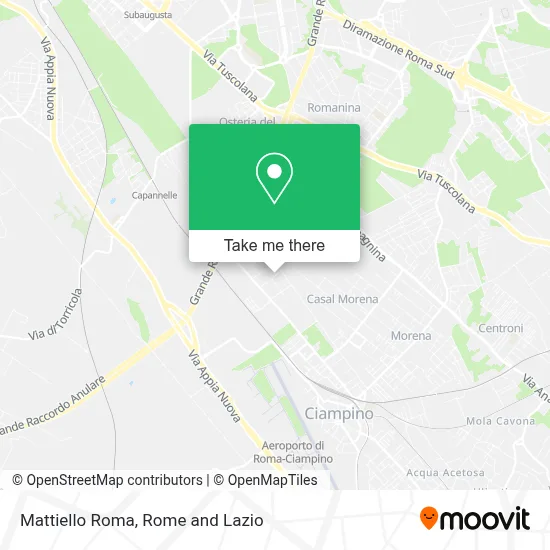 Mattiello Roma map