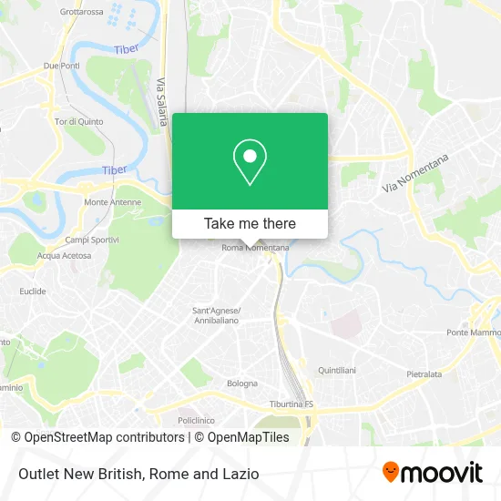 Outlet New British map