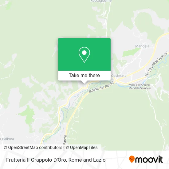 Frutteria Il Grappolo D'Oro map