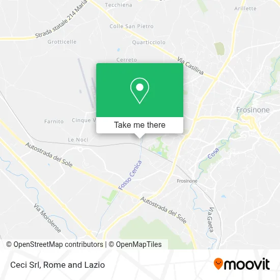Ceci Srl map