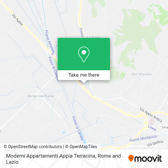 Moderni Appartamenti Appia Terracina map