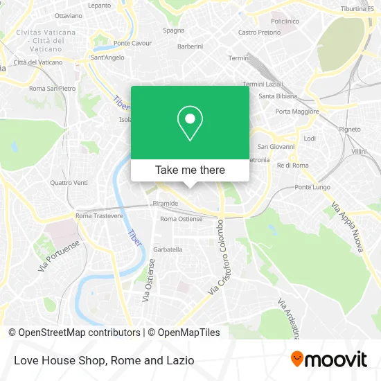 Love House Shop map