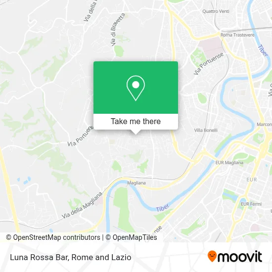 Luna Rossa Bar map