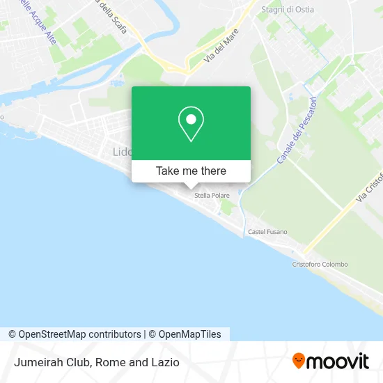 Jumeirah Club map