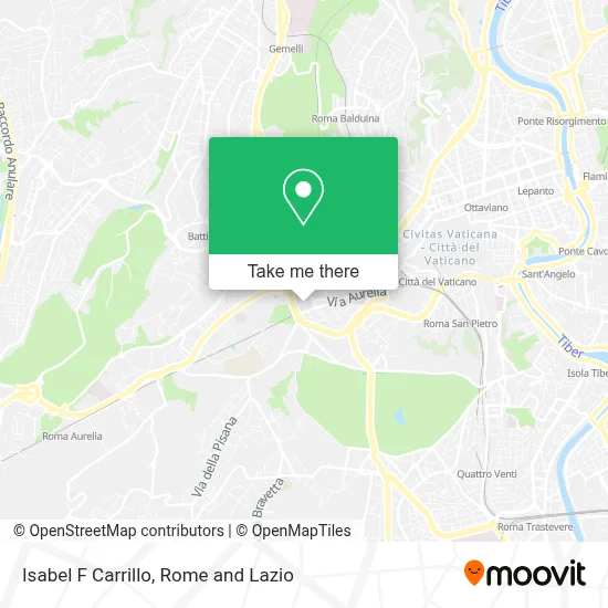 Isabel F Carrillo map