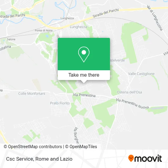 Csc Service map