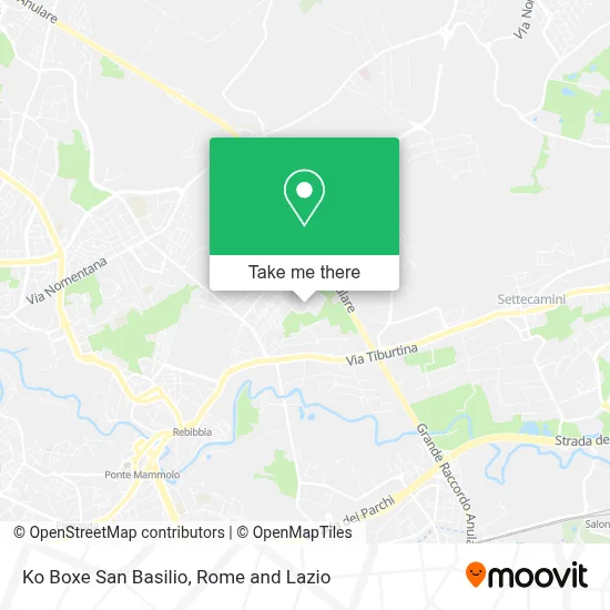 Ko Boxe San Basilio map