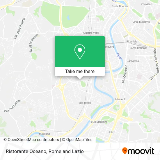 Ristorante Oceano map