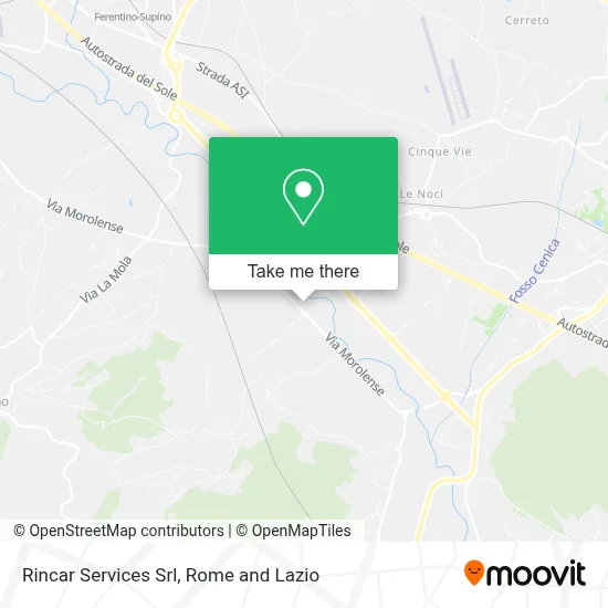 Rincar Services Srl map